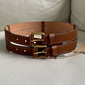 Michael Kors Collection Twin Strap Waist Belt
